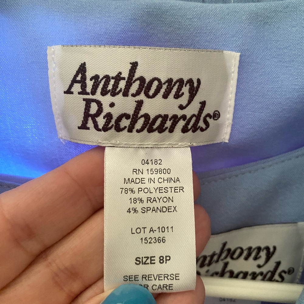 Anthony Richards Light Blue Garment